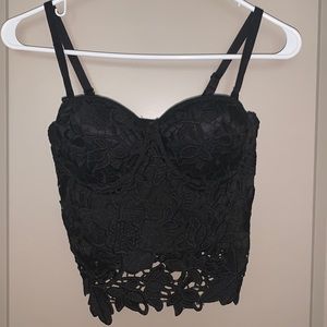 Small Lace Black top